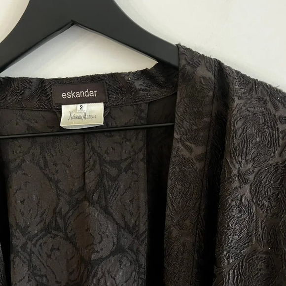 B83 Womens Eskandar Textured Cardigan Sweater Size 2 - Picture 3 of 4